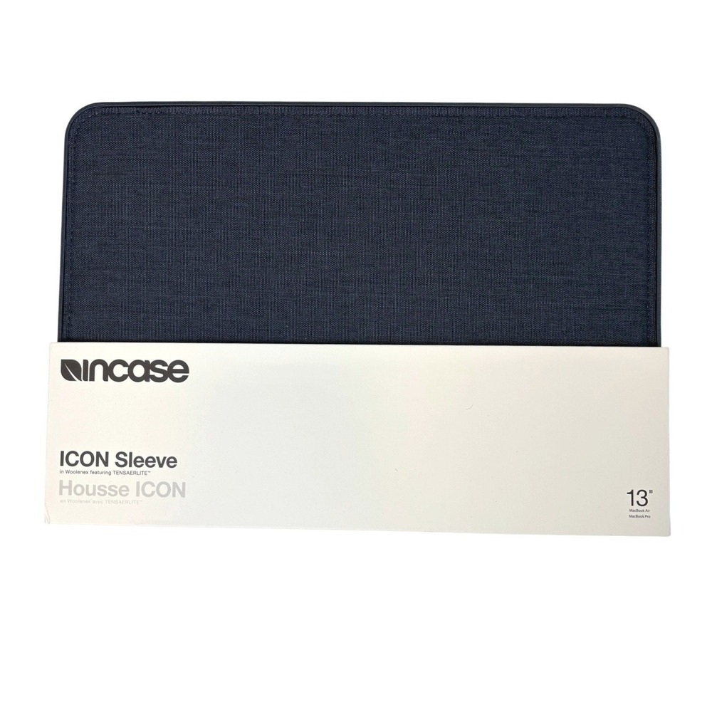 NEW Incase ICON Sleeve Navy Blue MacBook Air Pro 13" Woolenex Tensaerlite NEW